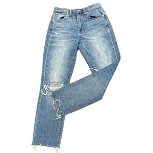 Madewell Blue Distressed Women Jeans
